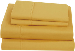 Thumbnail 4: Brooklyn Loom Brooklyn Loom Solid Cotton Percale Sheet Set 