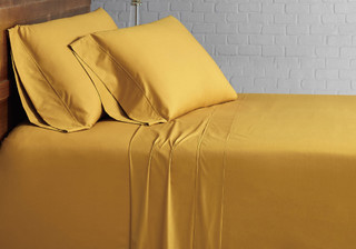 Thumbnail 16: Brooklyn Loom Brooklyn Loom Solid Cotton Percale Sheet Set 