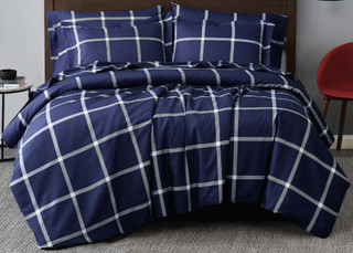 Thumbnail 3: Truly Soft Truly Soft Windowpane Printed Comforter Set 