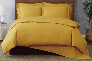 Thumbnail 3: Brooklyn Loom Brooklyn Loom Solid Cotton Percale Duvet Cover Set 