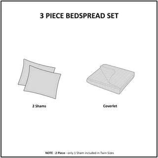 Thumbnail 30: 510 Design 510 Design Oakley 3 pc Bedspread Set 