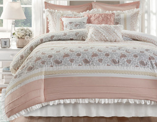Thumbnail 8: Madison Park Madison Park Dawn 9 pc Comforter Set 
