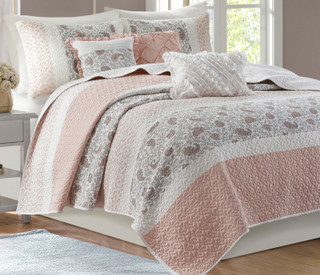 Thumbnail 3: Madison Park Madison Park Dawn 6 pc Coverlet Set 