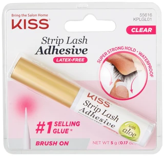 Thumbnail 2: Kiss Kiss Strip Adhesive Latex Free Brush On Eyelash Glue 