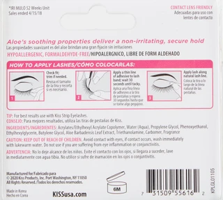 Thumbnail 4: Kiss Kiss Strip Adhesive Latex Free Brush On Eyelash Glue 