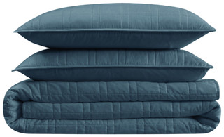 Thumbnail 19: CANNON Cannon Square Quilt Set 