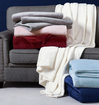 Thumbnail 4: Truly Soft Truly Soft Velvet Plush Throw Blanket 
