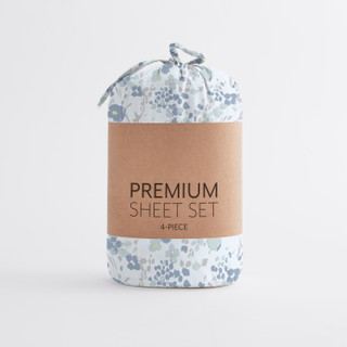 Thumbnail 18: Home Collections Home Collections Premium Ultra Soft Violet Pattern Sheet Set 