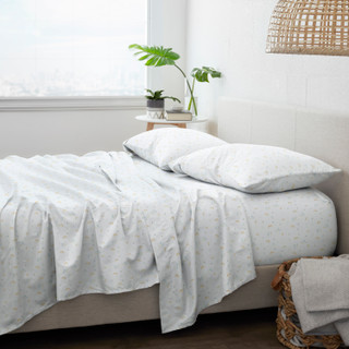 Thumbnail 8: Home Collections Home Collections Premium Ultra Soft Bluebirds Sheet Set 