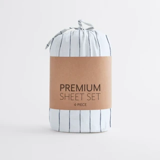 Thumbnail 6: Home Collections Home Collections Premium Ultra Soft Field Stripe Sheet Set 