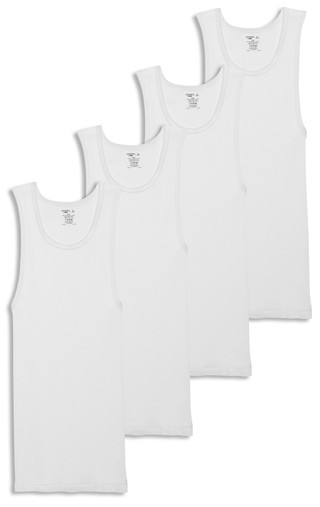 Thumbnail 2: Jockey Jockey Mens 4-Pk. Classics Sleeveless A-Shirts 