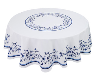 Thumbnail 2: Spode Spode Blue Portofino 70 in Round Tablecloth 
