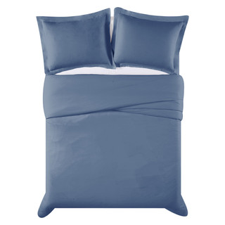 Thumbnail 10: Truly Calm Truly Calm Silver Blue Duvet Set 