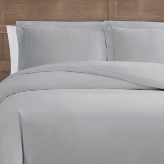 Thumbnail 9: Truly Calm Truly Calm Silver Cool Gray Duvet Set 