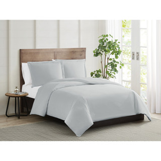 Thumbnail 18: Truly Calm Truly Calm Silver Cool Gray Duvet Set 
