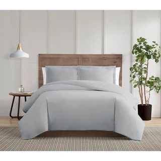 Thumbnail 1: Truly Calm Truly Calm Silver Cool Gray Duvet Set 