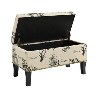 Thumbnail 6: Linon Linon Danby Ottoman 