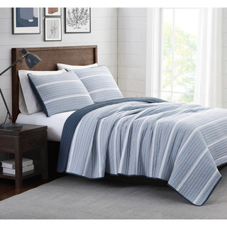 Thumbnail 12: Brooklyn Loom Brooklyn Loom Niari Stripe Quilt Set 