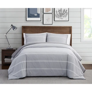 Thumbnail 4: Brooklyn Loom Brooklyn Loom Niari Stripe Comforter Set 