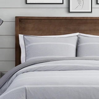 Thumbnail 12: Brooklyn Loom Brooklyn Loom Niari Stripe Comforter Set 