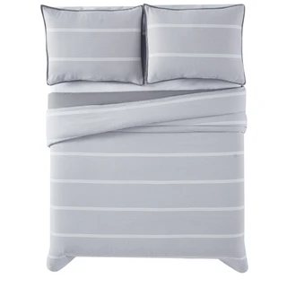 Thumbnail 20: Brooklyn Loom Brooklyn Loom Niari Stripe Comforter Set 