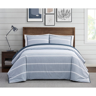 Thumbnail 3: Brooklyn Loom Brooklyn Loom Niari Stripe Duvet Cover Set 