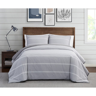 Thumbnail 3: Brooklyn Loom Brooklyn Loom Niari Stripe Duvet Cover Set 