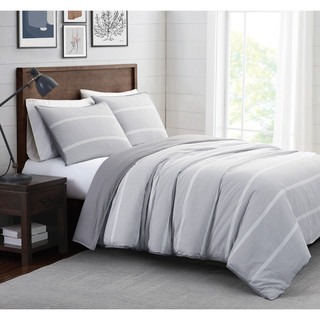 Thumbnail 18: Brooklyn Loom Brooklyn Loom Niari Stripe Duvet Cover Set 