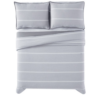 Thumbnail 15: Brooklyn Loom Brooklyn Loom Niari Stripe Duvet Cover Set 