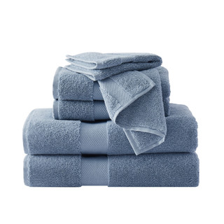 Thumbnail 2: Brooklyn Loom Brooklyn Loom 6-pc Solid Turkish Cotton Towel Set 