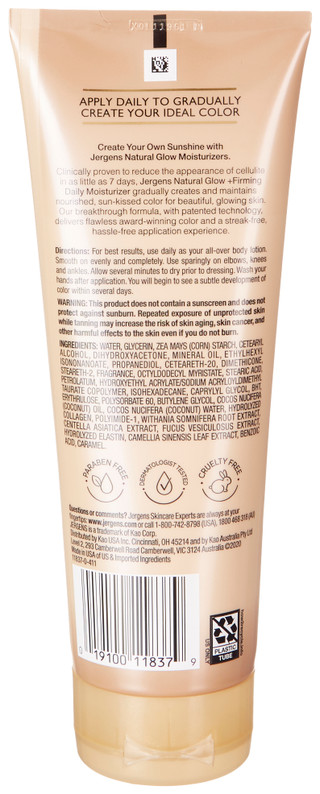 Thumbnail 4: JERGENS Jergens Fair To Medium Natural Glow Face Tanner 7.5 fl.oz. 