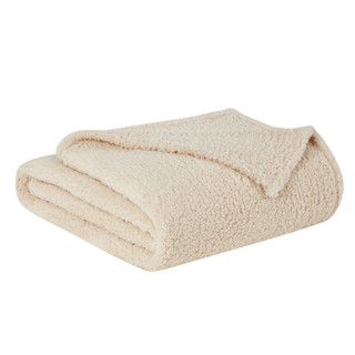 Thumbnail 1: My World My World Cloud Sherpa Throw 