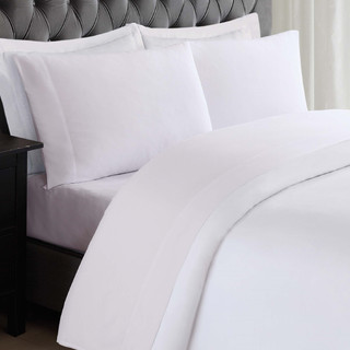 Thumbnail 4: My World My World Solid White Sheet Set 