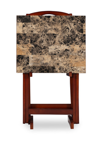 Thumbnail 3: Linon Linon Fitz Tray Table Set 