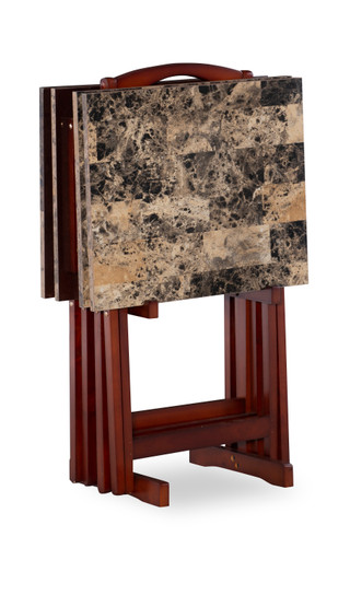 Thumbnail 1: Linon Linon Fitz Tray Table Set 