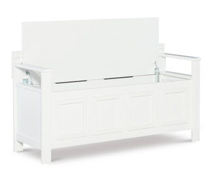 Thumbnail 6: Linon Linon Conyers Storage Bench 
