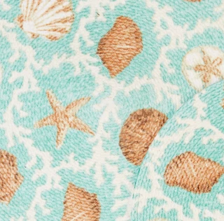 Thumbnail 4: Homewear Homewear 2-pk. Shell Sand Dollar Round Placemat Set 