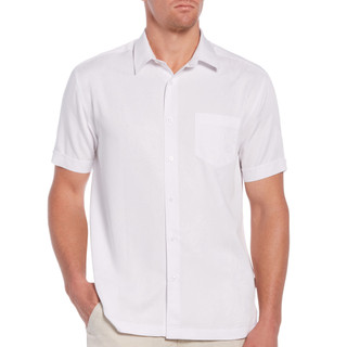 Thumbnail 2: Cubavera Cubavera Mens Floral Jacquard Shirt 