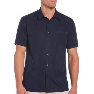 Thumbnail 2: Cubavera Cubavera Mens Floral Jacquard Shirt 