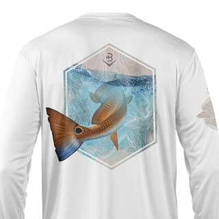 Thumbnail 6: BRINY Briny Redhead Mens Long Sleeve Performance Fishing Shirt 