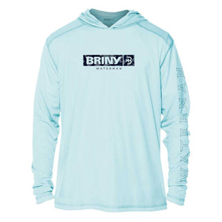 Thumbnail 4: BRINY Briny Marlin Mens Hooded Performance Fishing Shirt 
