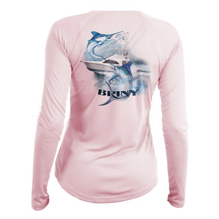 Thumbnail 2: BRINY Briny Dually Marlin Womens Long Sleeve Fishing Shirt 