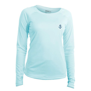 Thumbnail 4: BRINY Briny White Marlin Womens Long Sleeve Fishing Shirt 