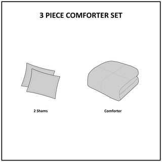 Thumbnail 30: Ink + Ivy INK+IVY Imani 3 Piece Cotton Comforter Mini Set 