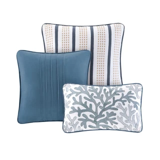 Thumbnail 16: Madison Park Madison Park Bayside Reversible Coverlet Set 
