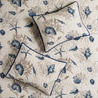 Thumbnail 20: Madison Park Madison Park Bayside Reversible Coverlet Set 