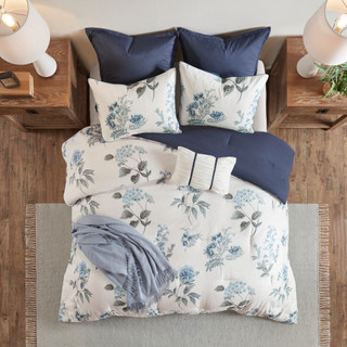 Thumbnail 9: Madison Park Madison Park 7 Piece Zennia Comforter Set with Throw Blanket 