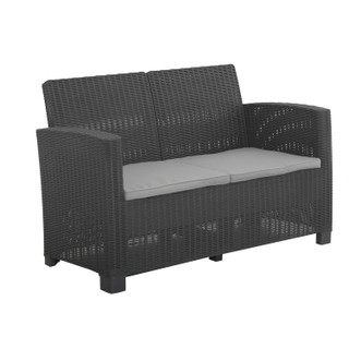 Thumbnail 16: DUKAP ALTA Faux Rattan 4 Person Seating Set with Cushions 