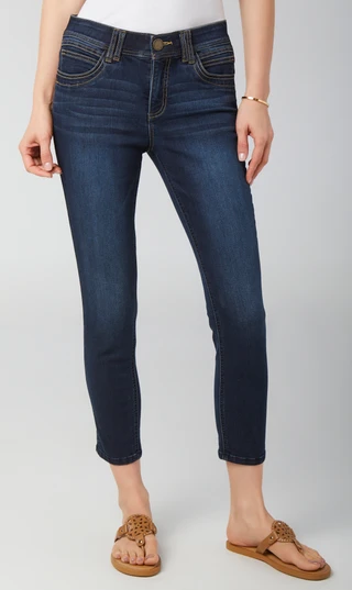Thumbnail 2: Democracy Democracy Womens 25 in. Roll Cuff Crop Jeans 
