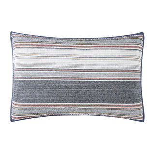 Thumbnail 12: Brooklyn Loom Brooklyn Loom Hudson Stripe Yarn Dye Quilt Set 